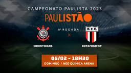 Chamada - Corinthians x Botafogo SP