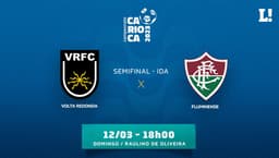 Chamada - Volta Redonda x Fluminense