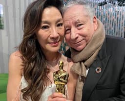 Jean Todt e Michelle Yeoh - Oscar 2022