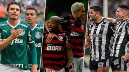 Palmeiras, Flamengo e Atlético