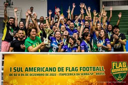 Brasil Onças feminino tem conquistados excelentes resultados internacionais no flag football