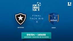 Botafogo x Audax-RJ - Tempo Real Final Taça Rio