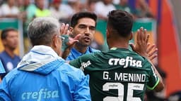 Abel Ferreira e Gabriel Menino - Palmeiras x Água Santa