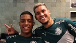 Vanderlan e Rafael Navarro - Vestiário Palmeiras