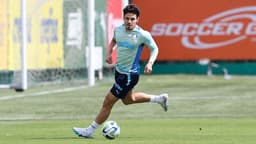 Raphael Veiga - Treino Palmeiras