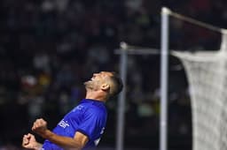 Gilberto está  aliviado com o fim do jejum de gols e por ter ajudado o Cruzeiro em Bragança