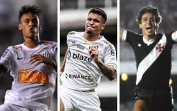 Neymar, Marcos Leonardo e Roberto Dinamite