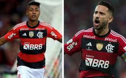 Everton Ribeiro e Bruno Henrique