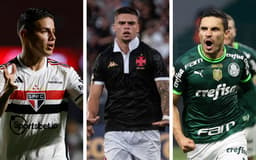 São Paulo, Vasco e Palmeiras - Classificação returno