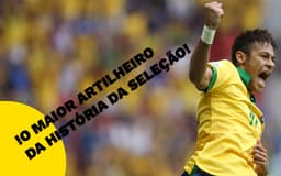 Neymar - Maior artilheiro da história da Seleção