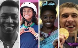 Dia das Crianças: Pelé, Rayssa Leal, Simone Biles e Michael Phelps