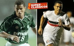 Marcelo Ramos em ação pelo Palmeiras e São Paulo