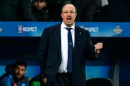 Miniatura da imagem: Rafael Benitez - Técnico do Napoli (Foto: Fabrice Coffrini/ AFP)