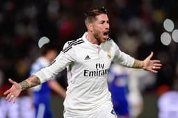 Sergio Ramos - Cruz Azul x Real Madrid (Foto: Javier Soriano/AFP)