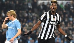 Lazio x Juventus - Campeonato Italiano - Pogba (Foto: Gabriel Bouys/AFP)