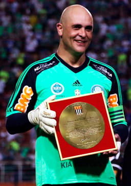 ogo Despedida do goleiro Marcos jogo Palmeiras de 1999 x Seleção Brasileira de 2002  (Foto: Tom Dib)