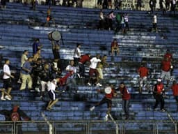 Briga de torcedores na copinha (foto: Agência Estado)