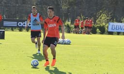 River treinou no Monumental (Foto: Site oficial River Plate)