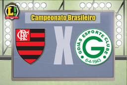 Apresentação Flamengo x Goiás Campeonato Brasileiro