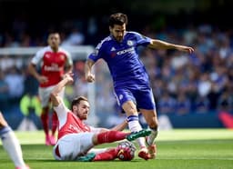 Fabregas - Chelsea x Arsenal (Foto: Reprodução/Twitter)