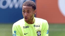 HOME - Treino da Seleção Brasileira para enfrentar a Argentina em Buenos Aires - Eliminatórias Sul-Americanas - Neymar (Foto: Nelson Almeida/AFP)