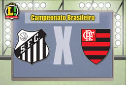 Apresentação Santos x Flamengo Campeonato Brasileiro