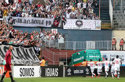 Nenê comemorou com a torcida o gol sobre o Joinville (Foto: Paulo Fernandes/Vasco.com.br)