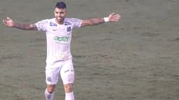 HOME - Santos x Palmeiras - Copa do Brasil - Gabriel Gabigol e torcida na Vila Belmiro (Foto: Ari Ferreira/LANCE!Press)