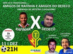 Cartaz da pelada do Rafinha