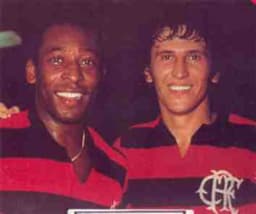 Pelé pelo Flamengo (Foto: Site oficial do Flamengo)