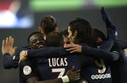 PSG não tem piedade e goleia o Lyon (Foto: Franck Fife / AFP)