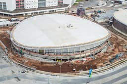 Obras das arenas da Olimpíada Rio-2016