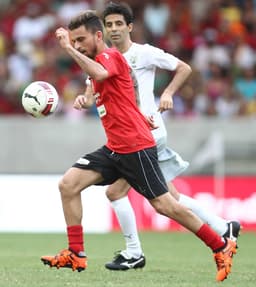 HOME - Jogo das Estrelas no Maracanã - Lucas Lima e Mauro Galvão (Foto: Paulo Sérgio/LANCE!Press)