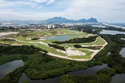 Campo Olímpico de Golfe, na Barra da Tijuca. (Foto: Renato Sette Camara/Prefeitura do Rio de Janeiro)