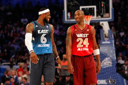 2012 - Kobe Bryant ao lado de LeBron James