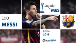 Messi melhor jogador do mes (Foto: Divulgação)