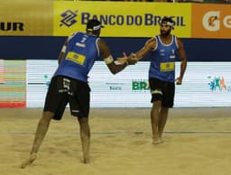 Pedro Solberg e Evandro estrearam na temporada em 2016 em Maceió  (Foto: Divulgação/Matheus Vidal/CBV)