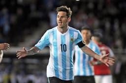 Argentina x Paraguai - Messi (Foto: Vladimir Rodas/ AFP)