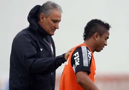 Tite e Jorge Henrique (Foto: Tom Dib)