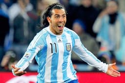 Tevez - Argentina (Foto: Arquivo LANCE!)