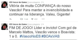 Vasco twitter