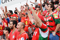 Torcida da Portuguesa no Canindé (Foto: site oficial da Portuguesa)