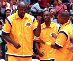 No ano em que ingressou na NBA, em 96, Kobe conviveu no Lakers com o recém contratado Shaquille O'Neal