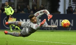 O goleiro italiano Gianluigi Donnarumma, do Milan, é avaliado em R$ 49,5 milhões<br>