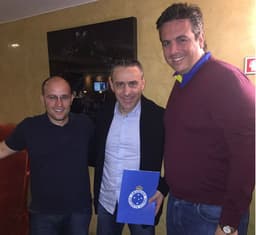 Cruzeiro - Diretores, com Paulo Bento (foto:Divulgação)