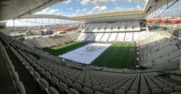 Arena Corinthians pode ter nome mantido após venda de naming rights, segundo Andrés (Foto: Bruno Cassucci)