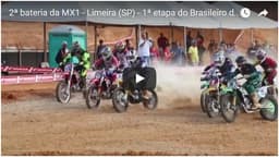 Melhores momentos das duas baterias da MX1