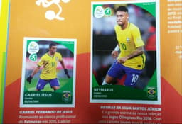 Gabriel Jesus e Neymar são alguns dos que estão no álbum