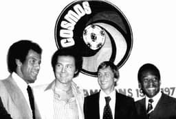 Carlos Alberto, Beckenbauer, Cryuff e Pelé - Cosmos