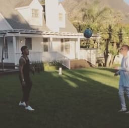 Neymar e Justin Bieber / Reprodução